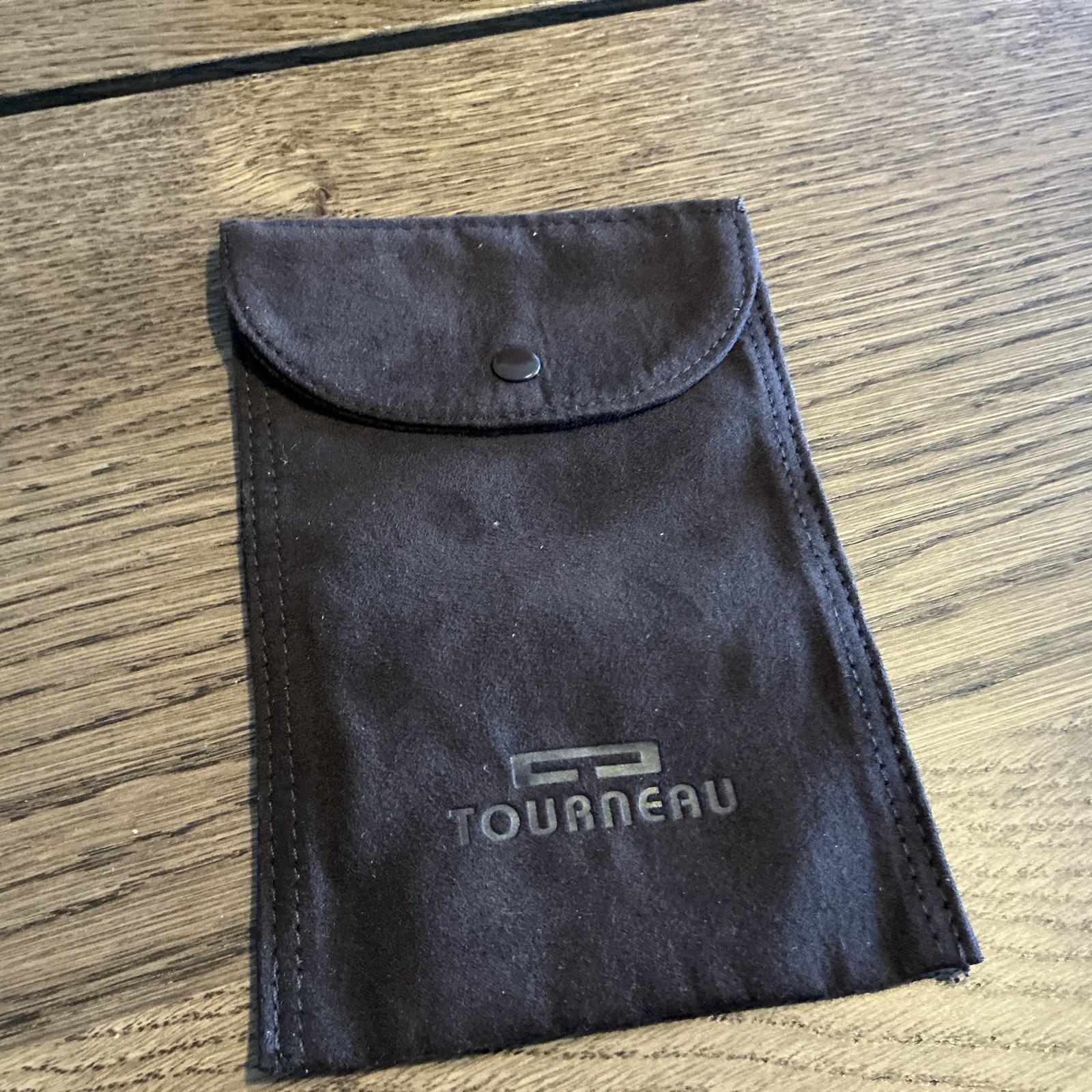 Authentic TOURNEAU Watch & Jewelry OEM Brown Travel Pouch