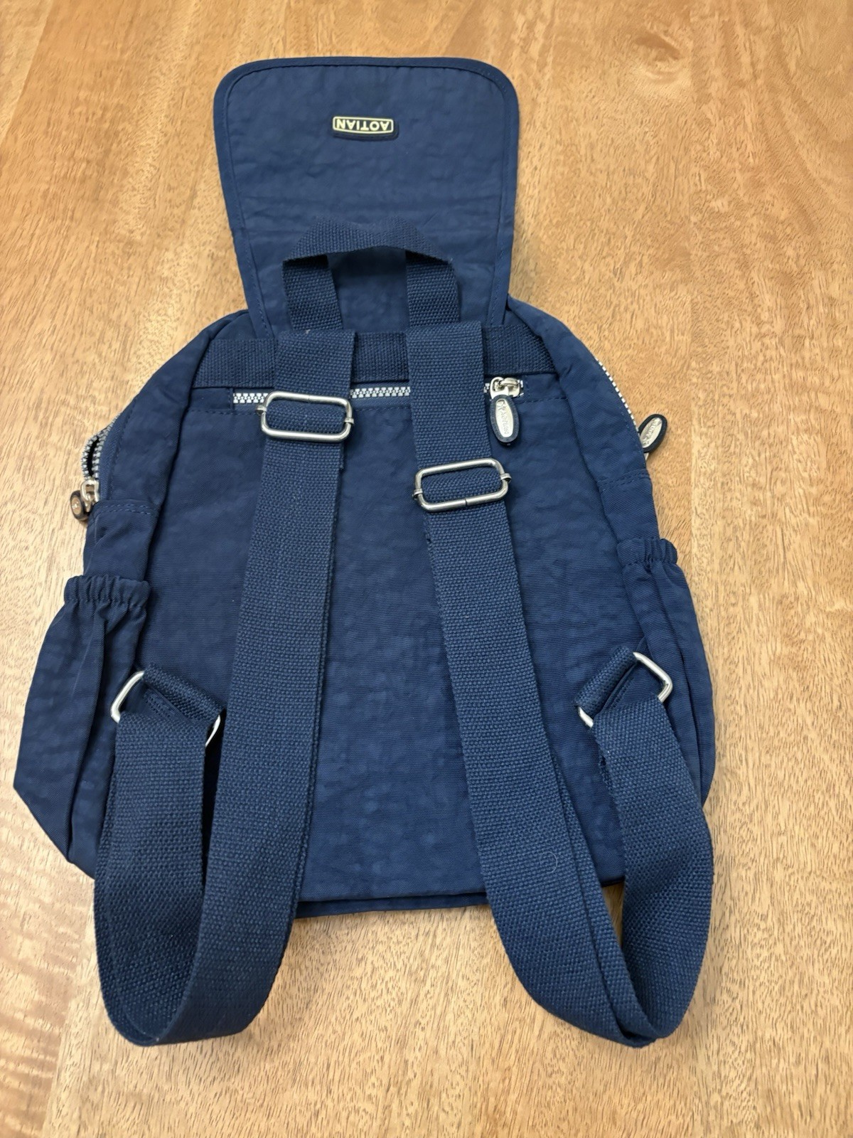 Aotian Medium Backpack Preowned, But Never Used, Gender Neutral, Navy Blue