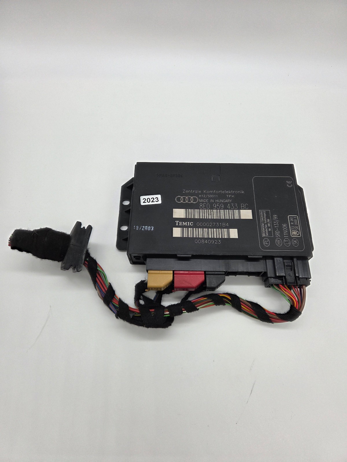 Audi A4 B6 Comfort Control Module 8E0959433BC Convenience ECU BCM Genuine Oem ⭐