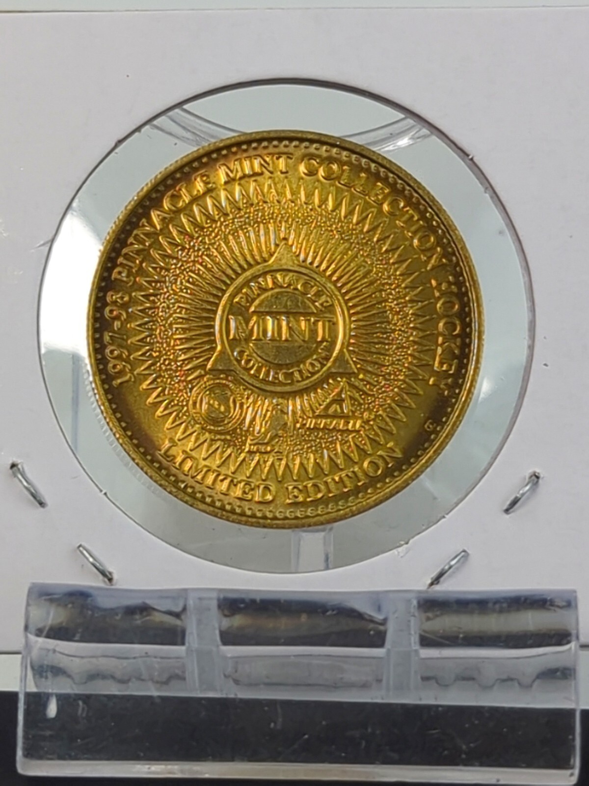 SERGEI FEDOROV 14 1997-98 Pinnacle Mint Collection Hockey Ltd Edition BRASS Coin