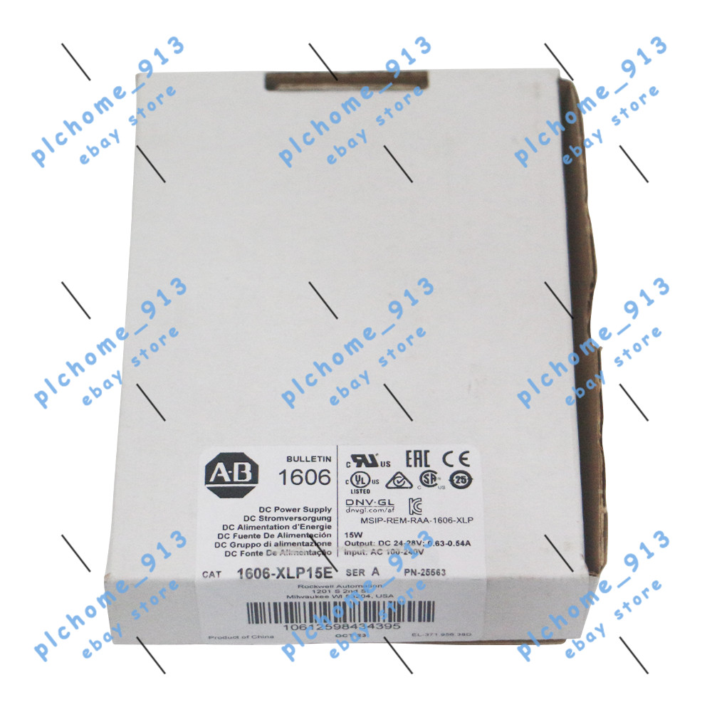 Brand New Allen Bradley 1606-XLP15E Compact Power Supply 24-28V DC