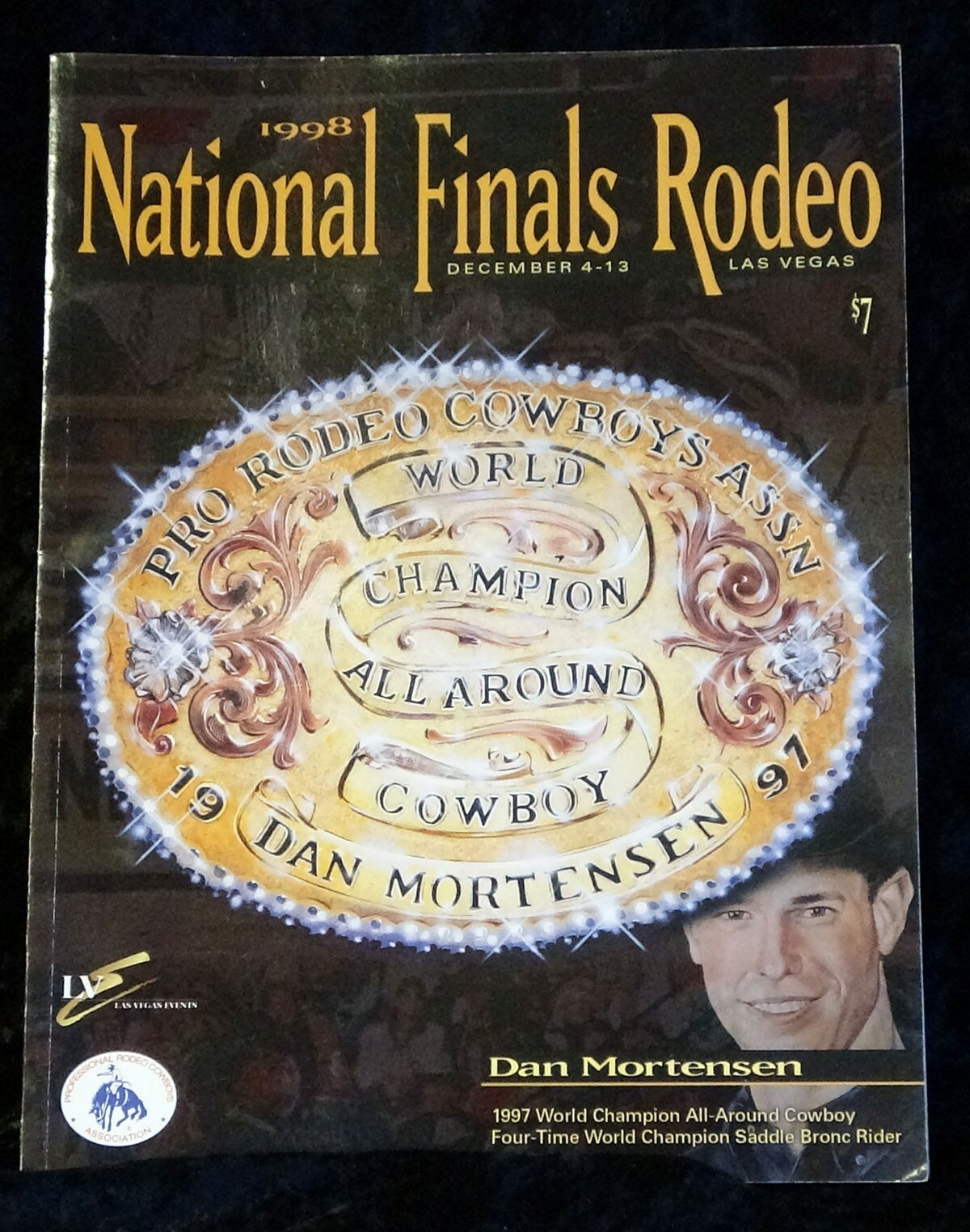 1998 Las Vegas National Finals Rodeo Program Cover: Dan Morrison NFR