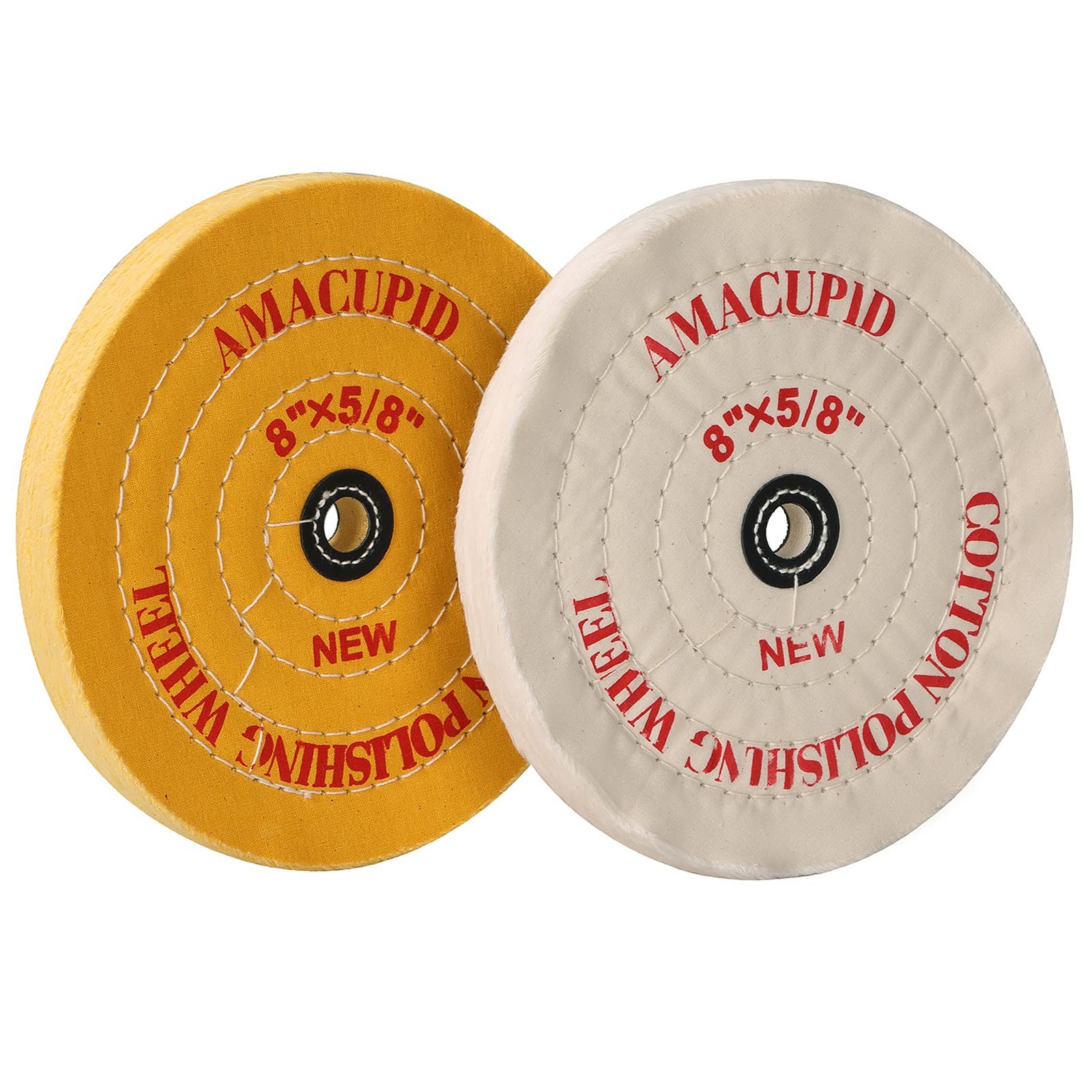 Buffing Wheel 8inch for Bench Grinder Bench Buffer Polishing Jewelry Glass Tool