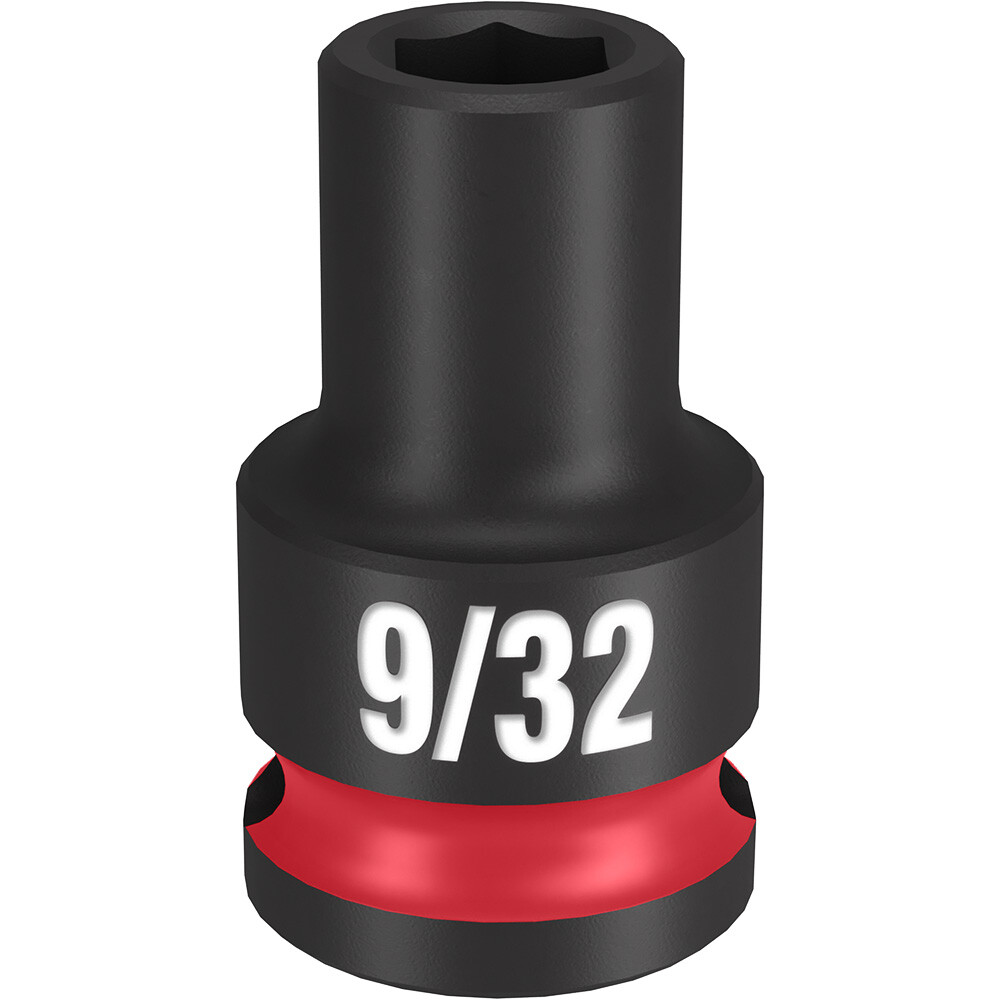 Milwaukee Tool 49-66-6101 3/8 Drive 9/32" Standard 6 Point Impact Socket