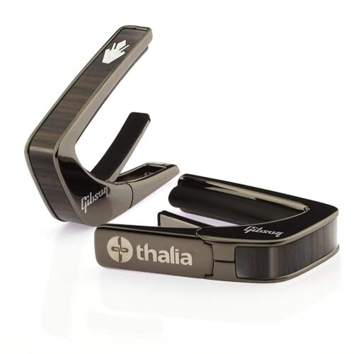 Thalia Guitar Capo - Gibson Holly Mother-of-Pearl Inlay, Rosewood, Black Chrome
