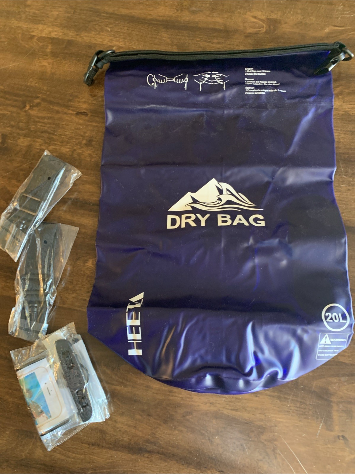 Heta 20L Waterproof Dry Bag Roll Top Backpack