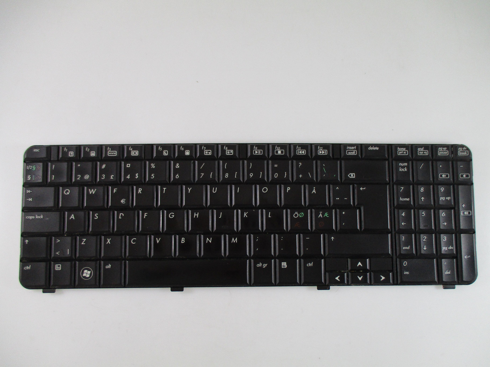 Nordic Keyboard HP PRESARIO CQ61 AE0P6N00410 509948-DH1 490371-081 Original