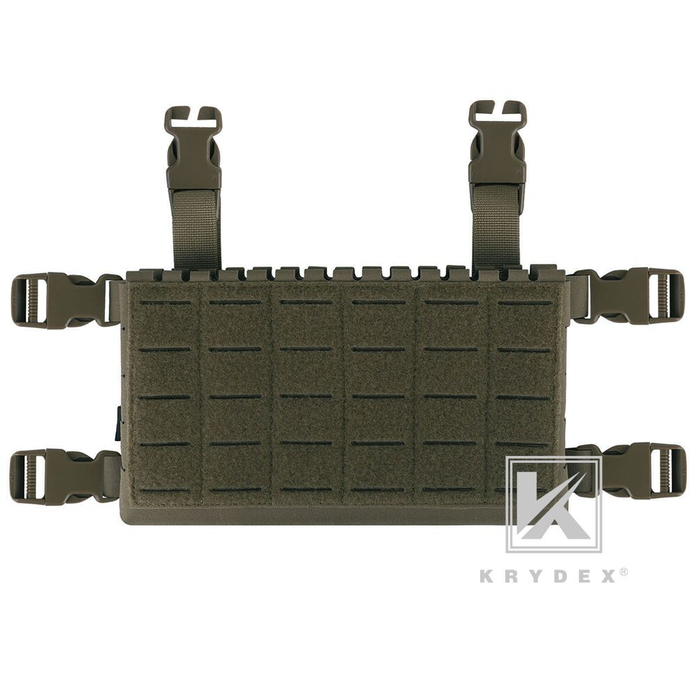 KRYDEX MK5 Tactical Placard Holder Front Pouch for Chest Rig Vest Ranger Green