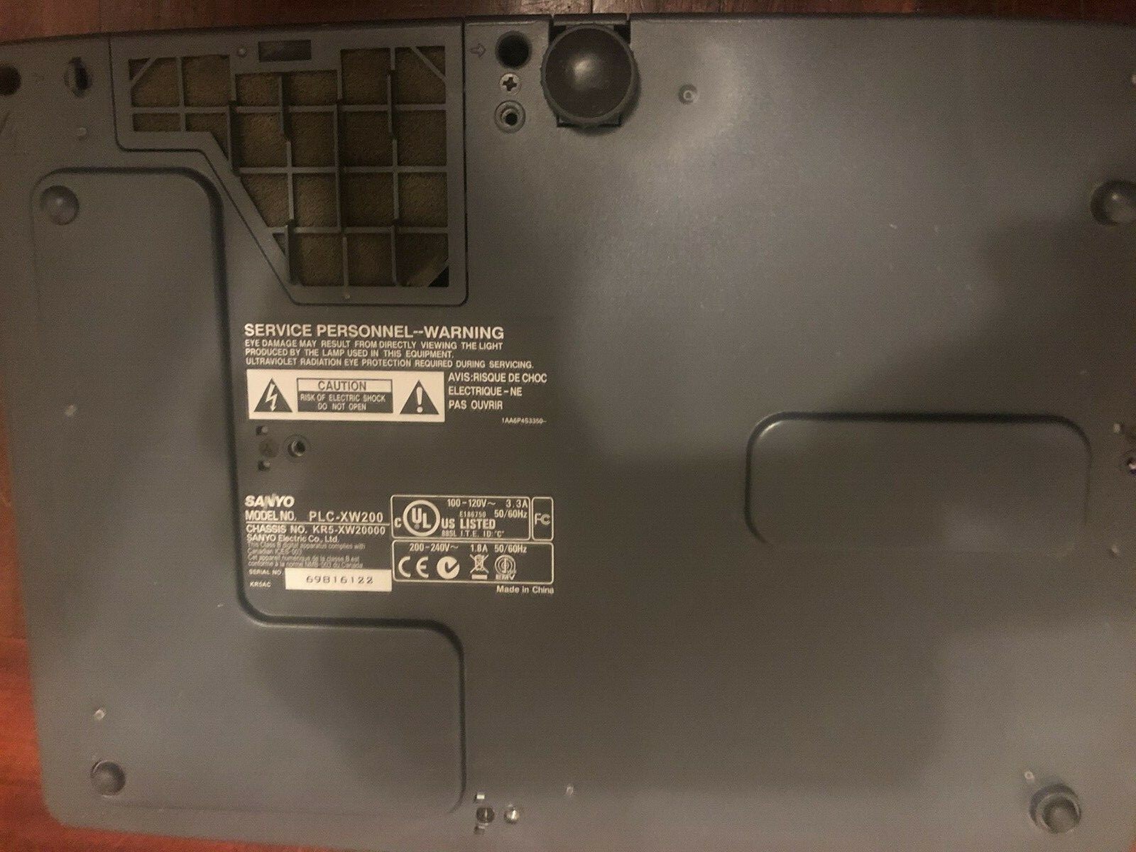 SANYO PLC-XW200 LCD Projector