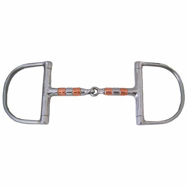 Coronet Large Dee Copper Roller Mouth Bit