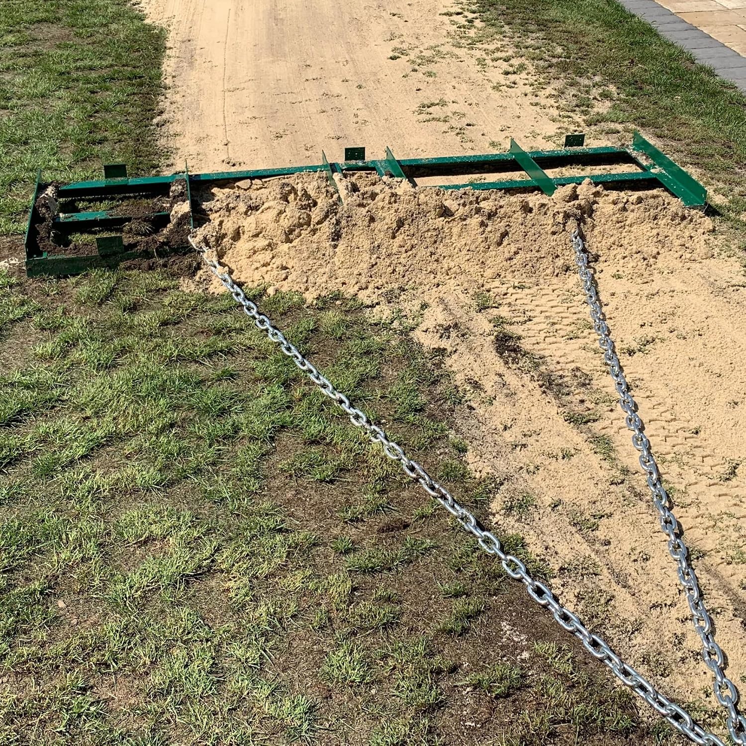 The Original 6FT Drag Harrow Driveway Grader 55 LB Heavy Duty Tow Behind Lawn