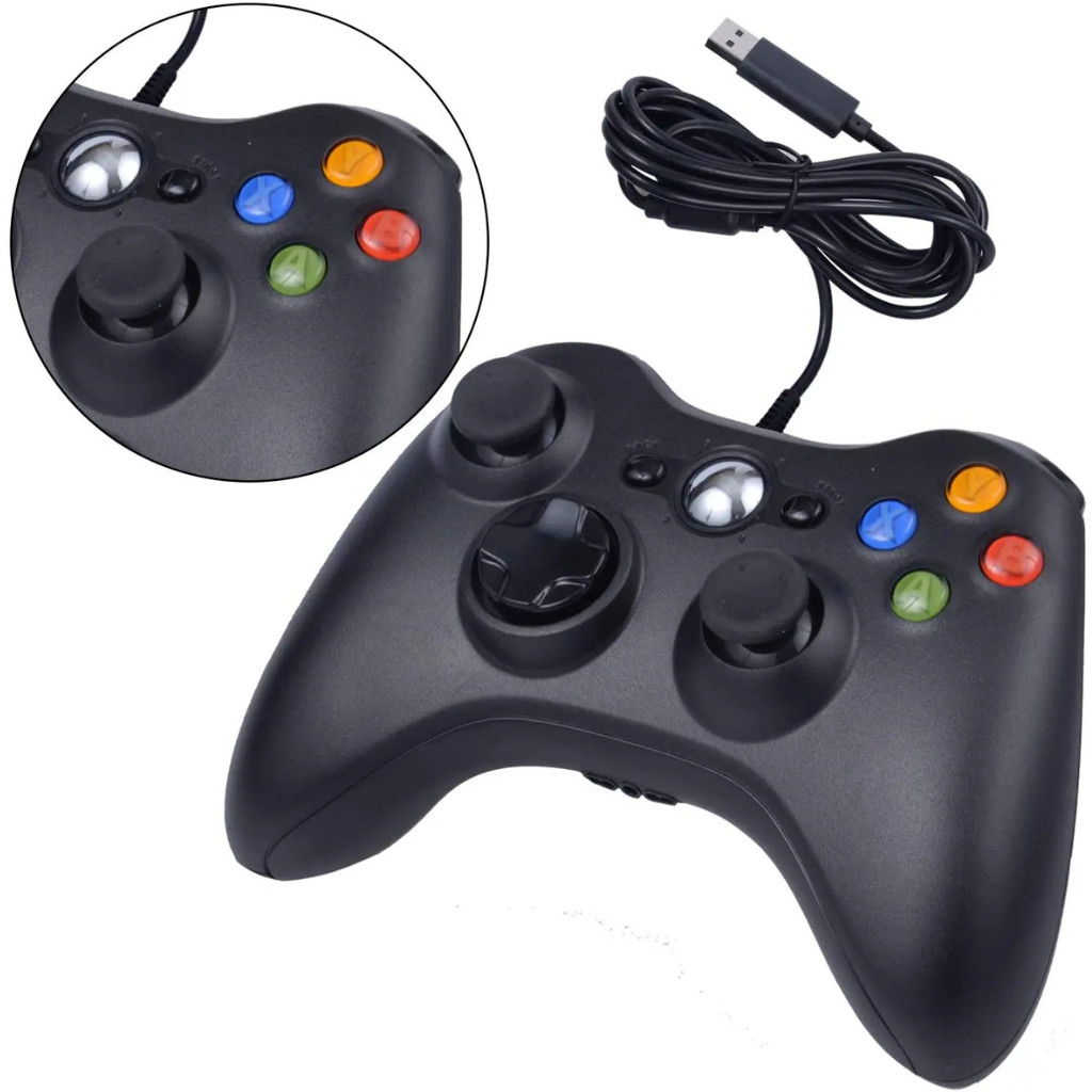 STORM WYRM USB Wired Game Controller For Xbox 360 Console Joypad For Win 7/8/10P