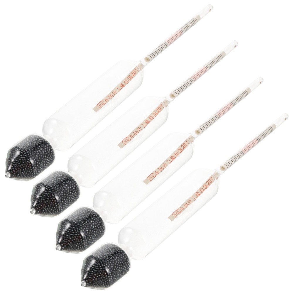 4 Pcs Dairy Density Meter Kitchen Hydrometer Lactate for Beginners