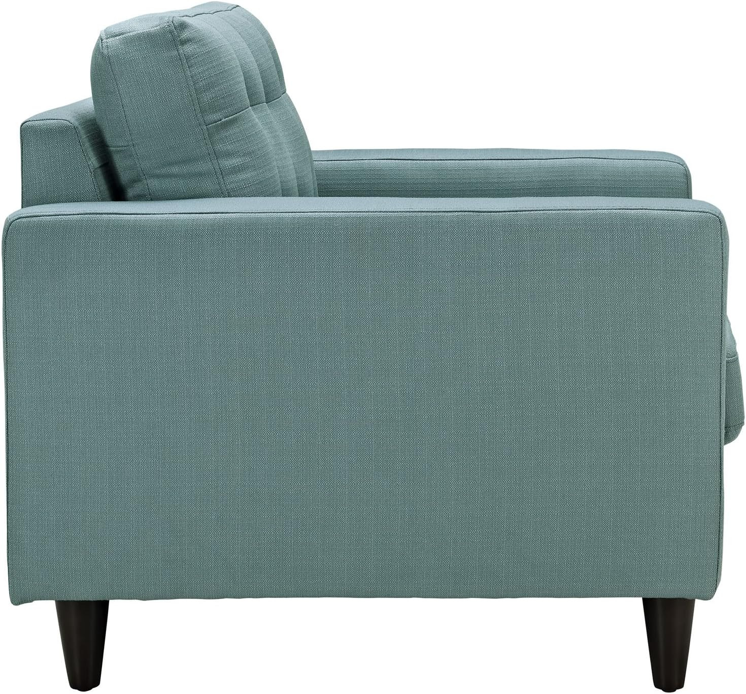 Laguna Mid-Century Modern Upholstered Armchair Set of 2