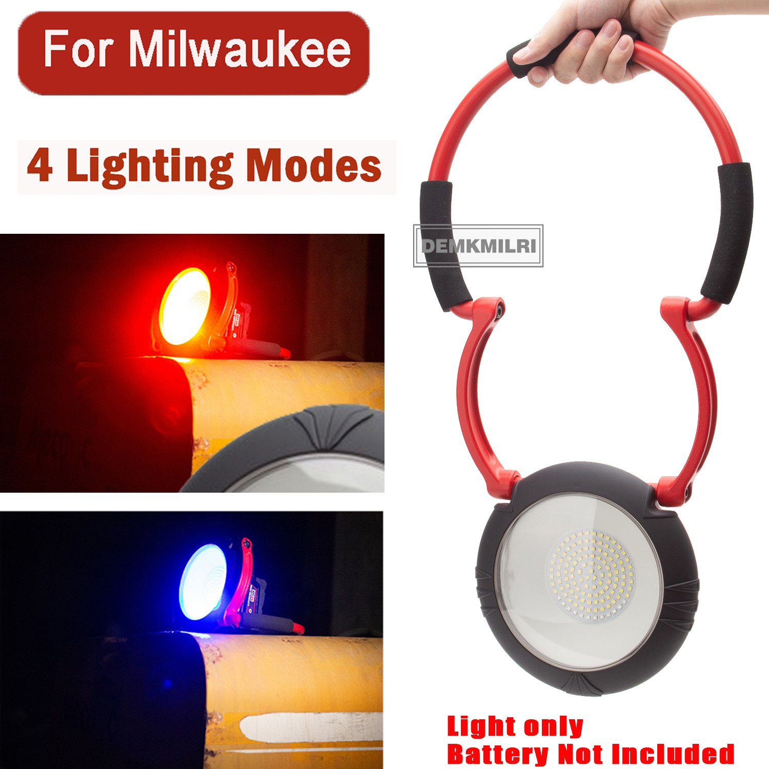 LED Work Light w/ USB For Milwaukee 18V Battery Working Camp Emergency Light