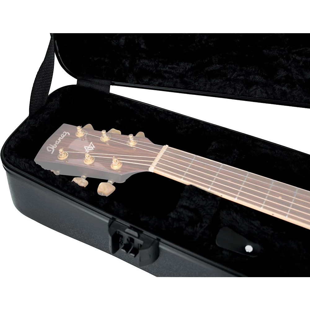 Gator TSA ATA Molded Acoustic Guitar Case Black Black