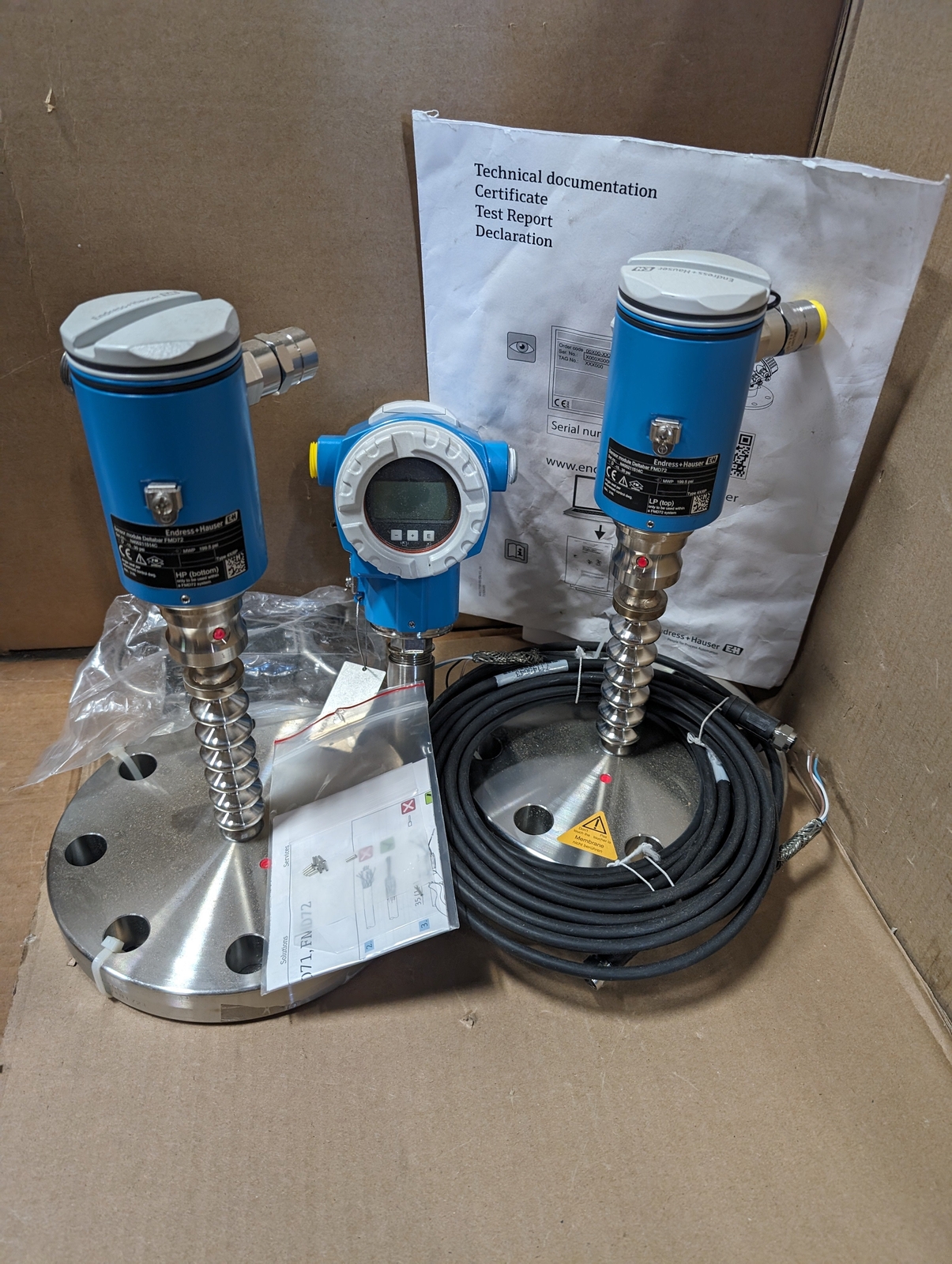 2018 Endress Hauser Deltabar FMD72-TD14/0 Differential Pressure Transmit New