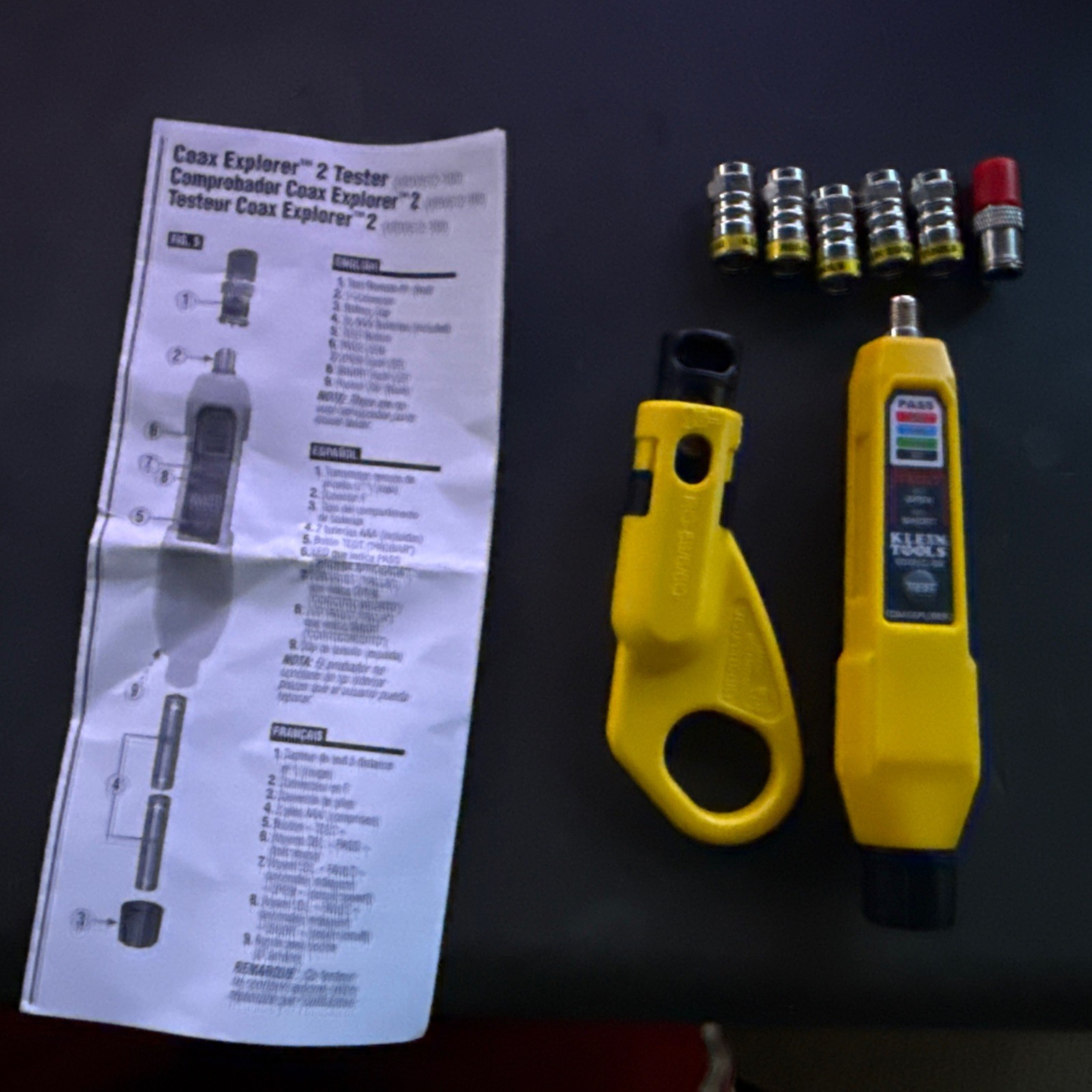 Klein Tools VDV002-820 Coax Explorer 2 Tester - New Open Box
