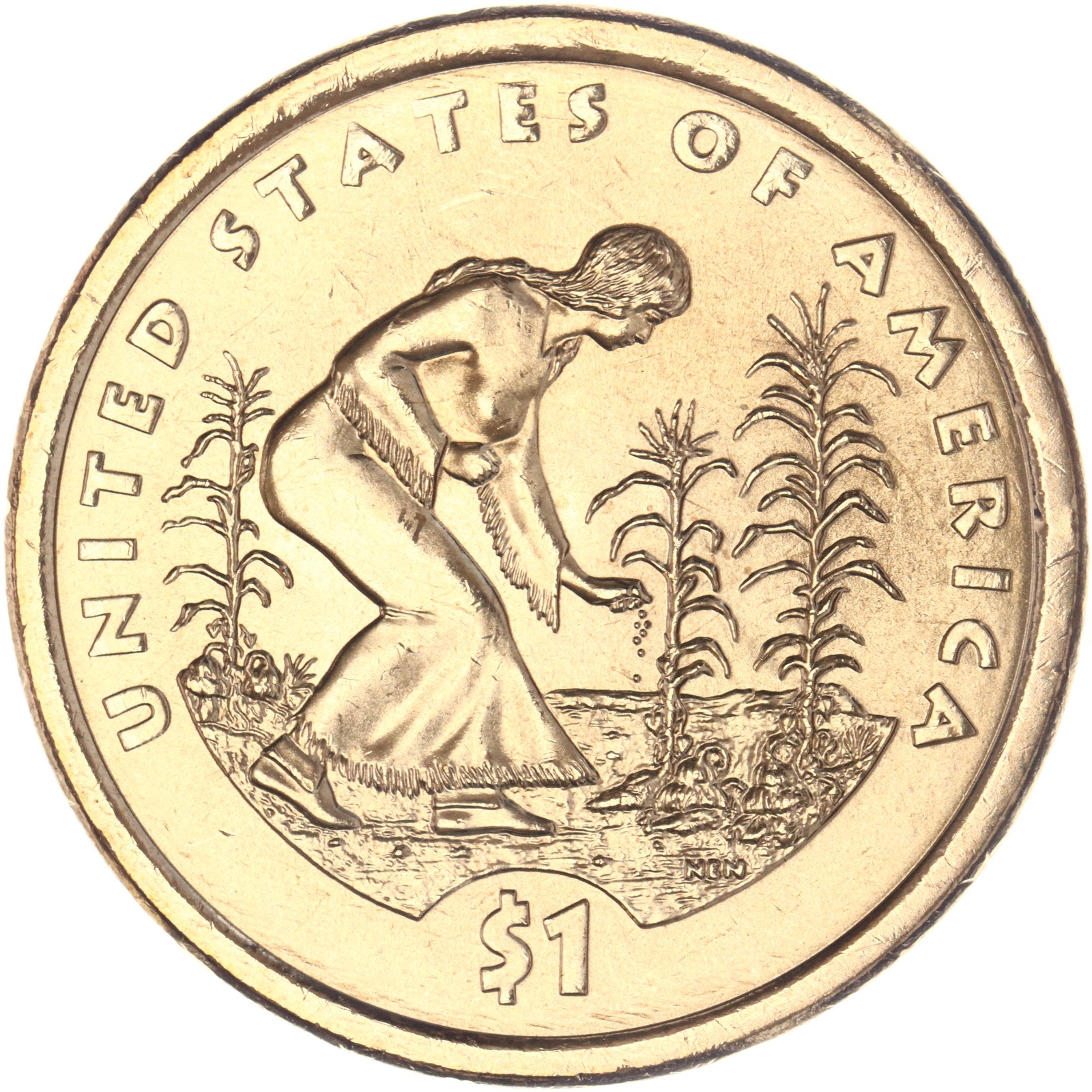 2009 D Native American Sacagawea Dollar Choice BU See Pics E822