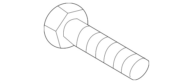 Genuine Volkswagen Seat Back Recliner Adjustment Handle Screw N-907-371-01