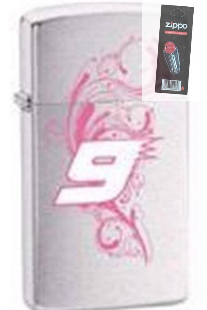 Zippo 24235 casey kahne slim nascar Lighter + FLINT PACK