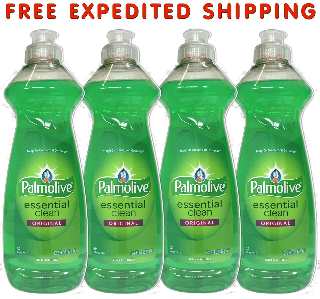 Palmolive ORIGINAL Dish Washing Detergent Cleaner Power Degreaser 12.6oz 4-Pack