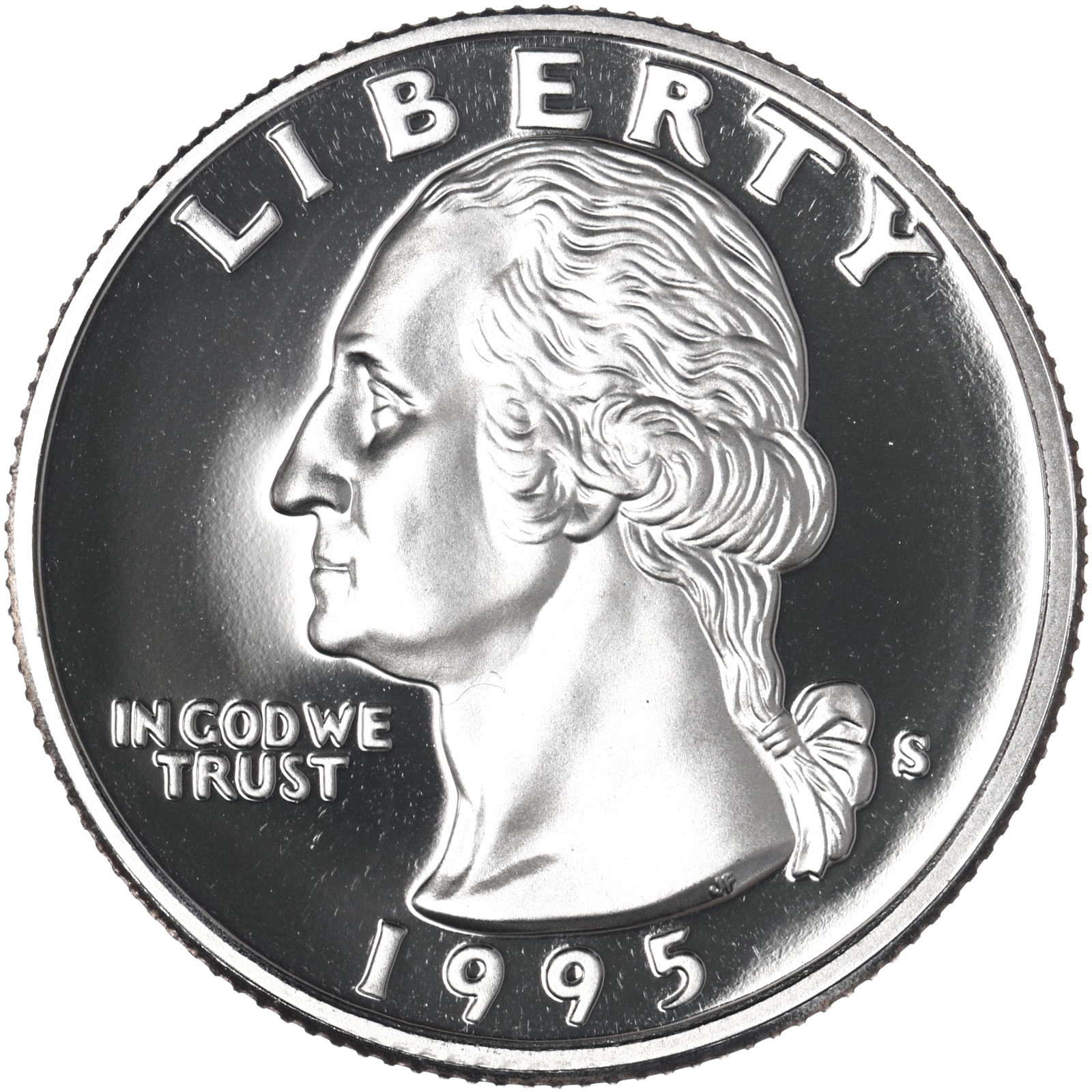 1995 S Washington Quarter Gem DCam Proof CN-Clad