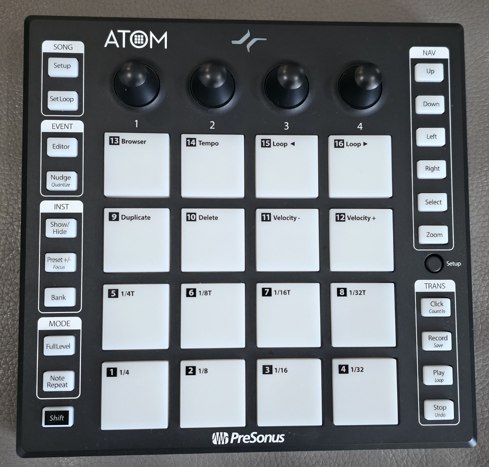 PreSonus ATOM USB 2.0 Pad Controller