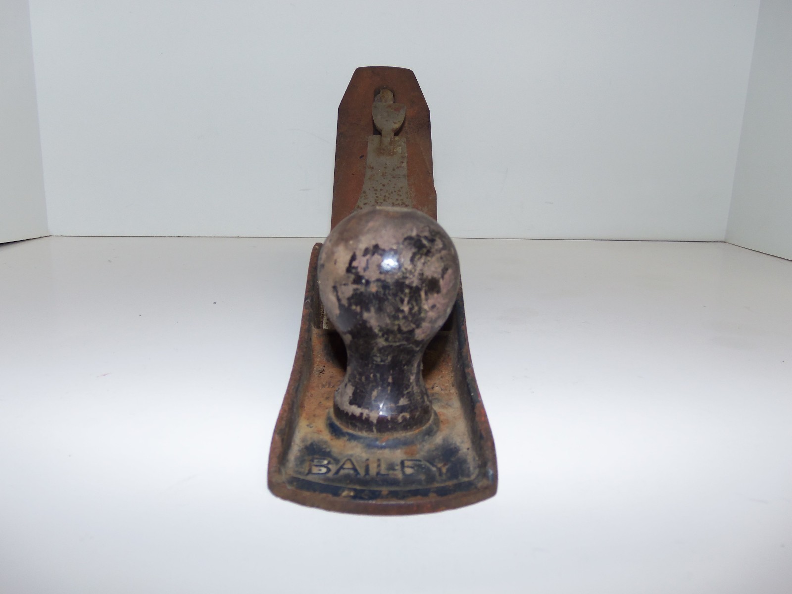 Vintage Stanley Bailey No 5 Smooth Bottom Plane Wood Tool w Angle Adjust