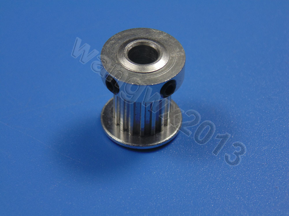 Aluminum Gear MXL Synchronous Timing Belt Pulley 16 Teeth 5mm Bore Stepper Motor