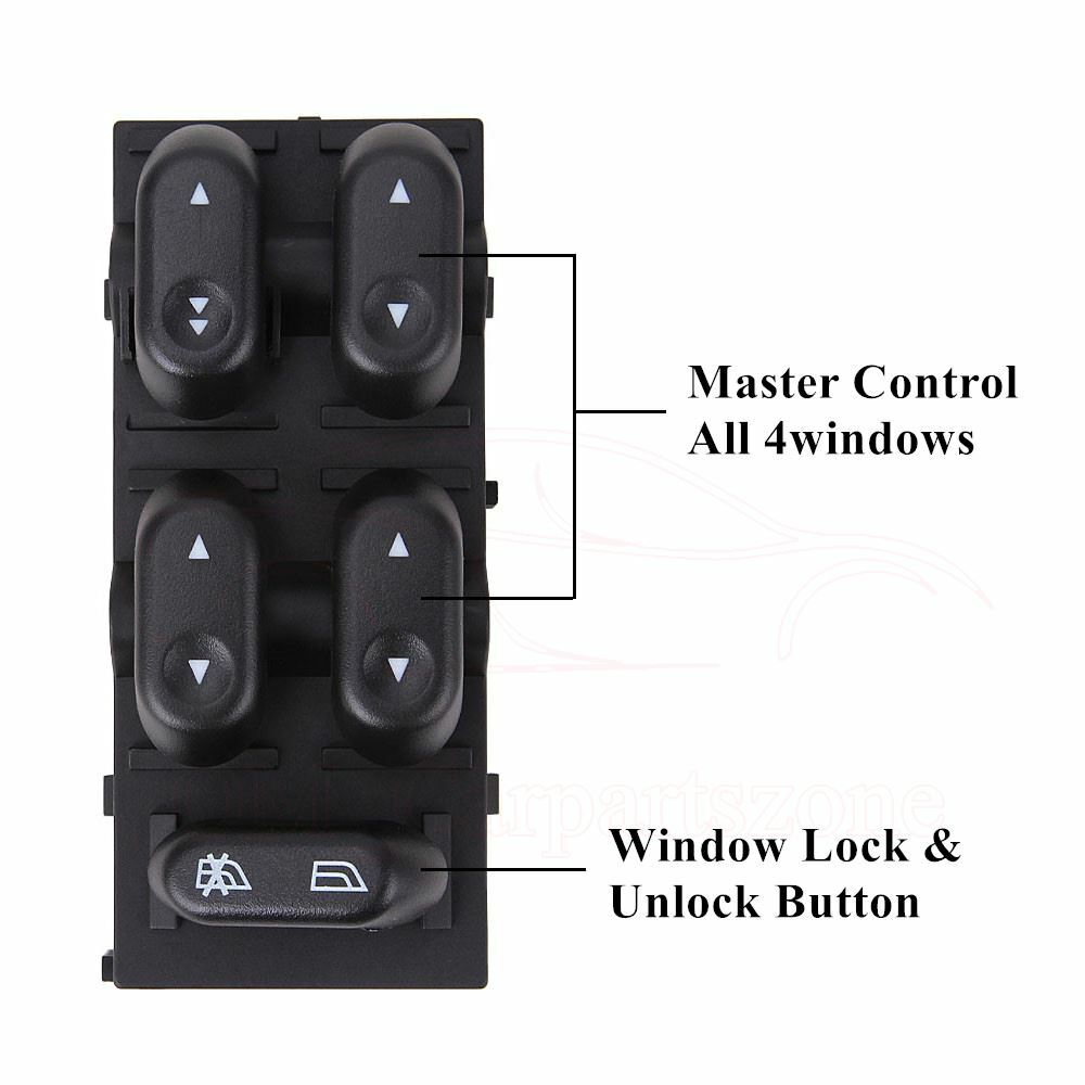 Master Window Power Door Control Switch 2004-2008 for Ford F150 Left Side Driver