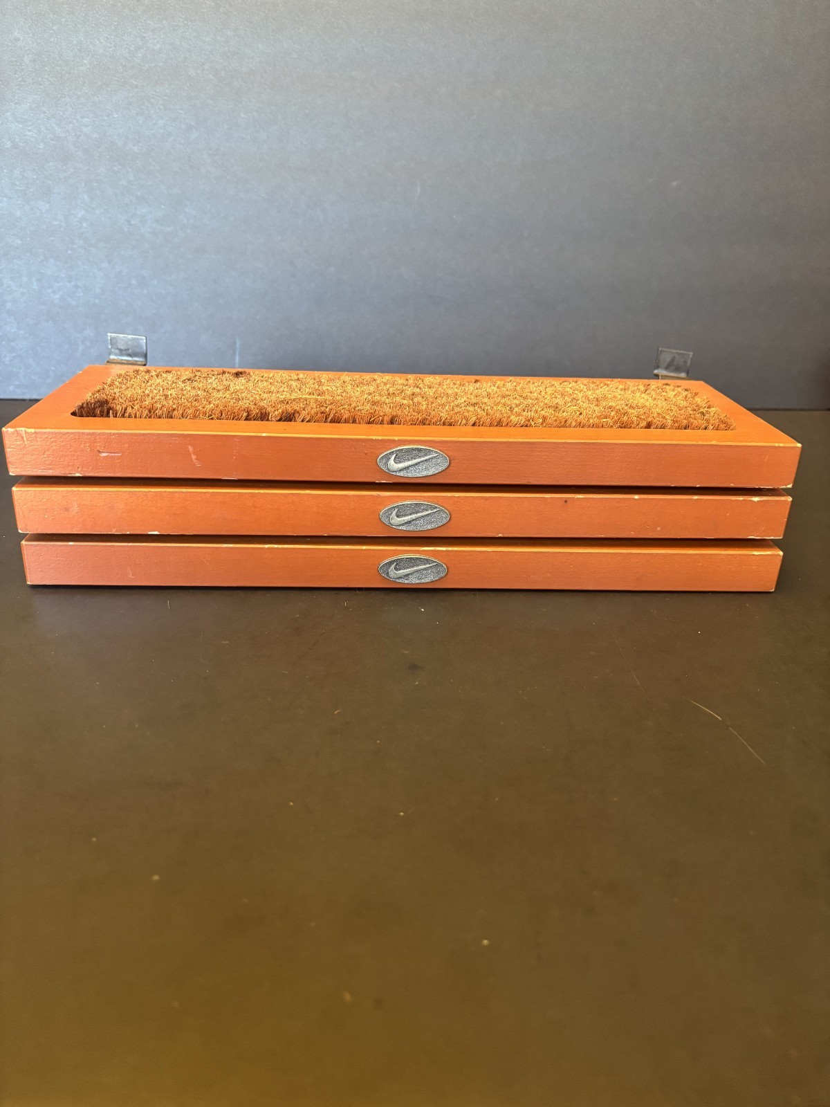 Lot of (3) Nike Tier Zero Coir Inlay Retail Display Shelf