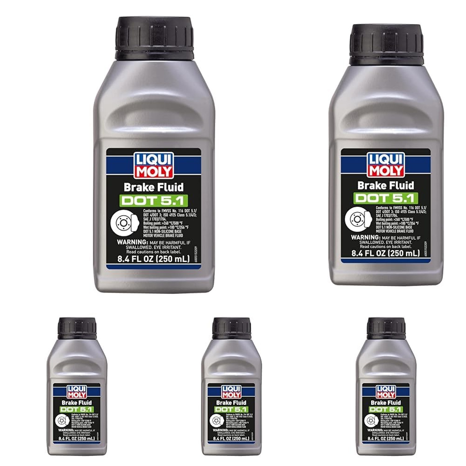 Liqui Moly Brake Fluid DOT 5.1 | 250 ml | Brake Fluid | SKU: 20158 (Pack of 5)