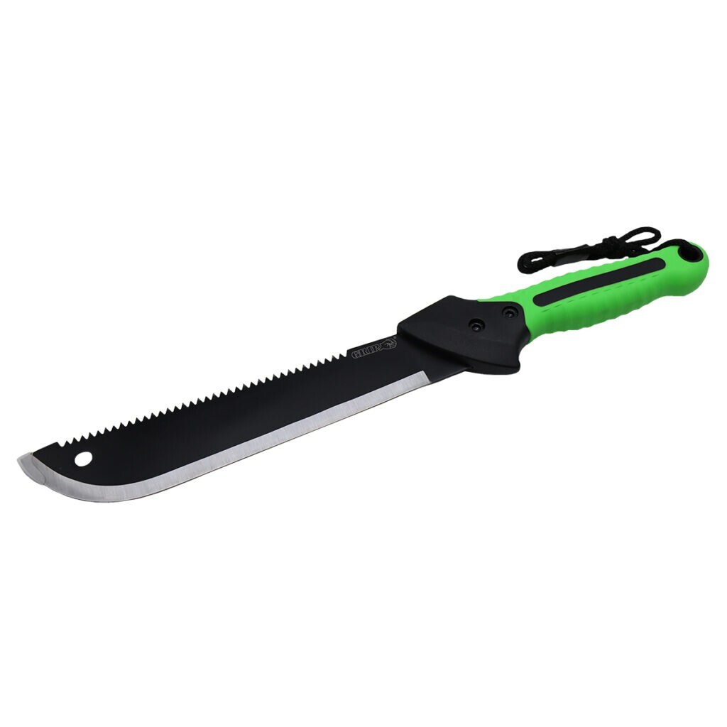 11 Inch Serrated Blade Machete with Nylon Sheath