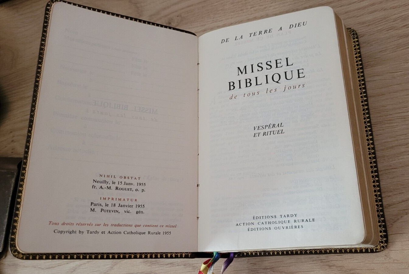 Old Biblical Missal