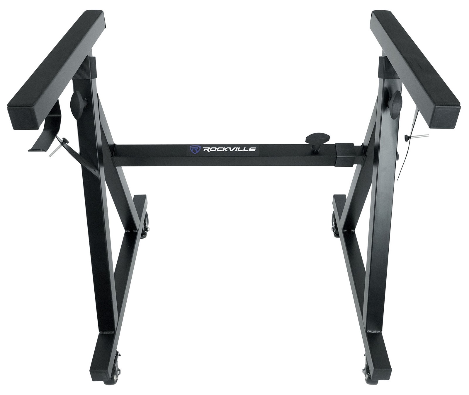 Rockville Z40W Z-Style Keyboard Stand+Wheels+Bag Fits Korg Krome 88