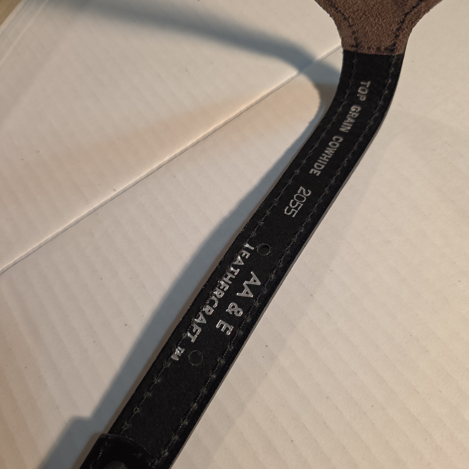 Vintage AA&E Leathercraft Leather Gun Sling 2055