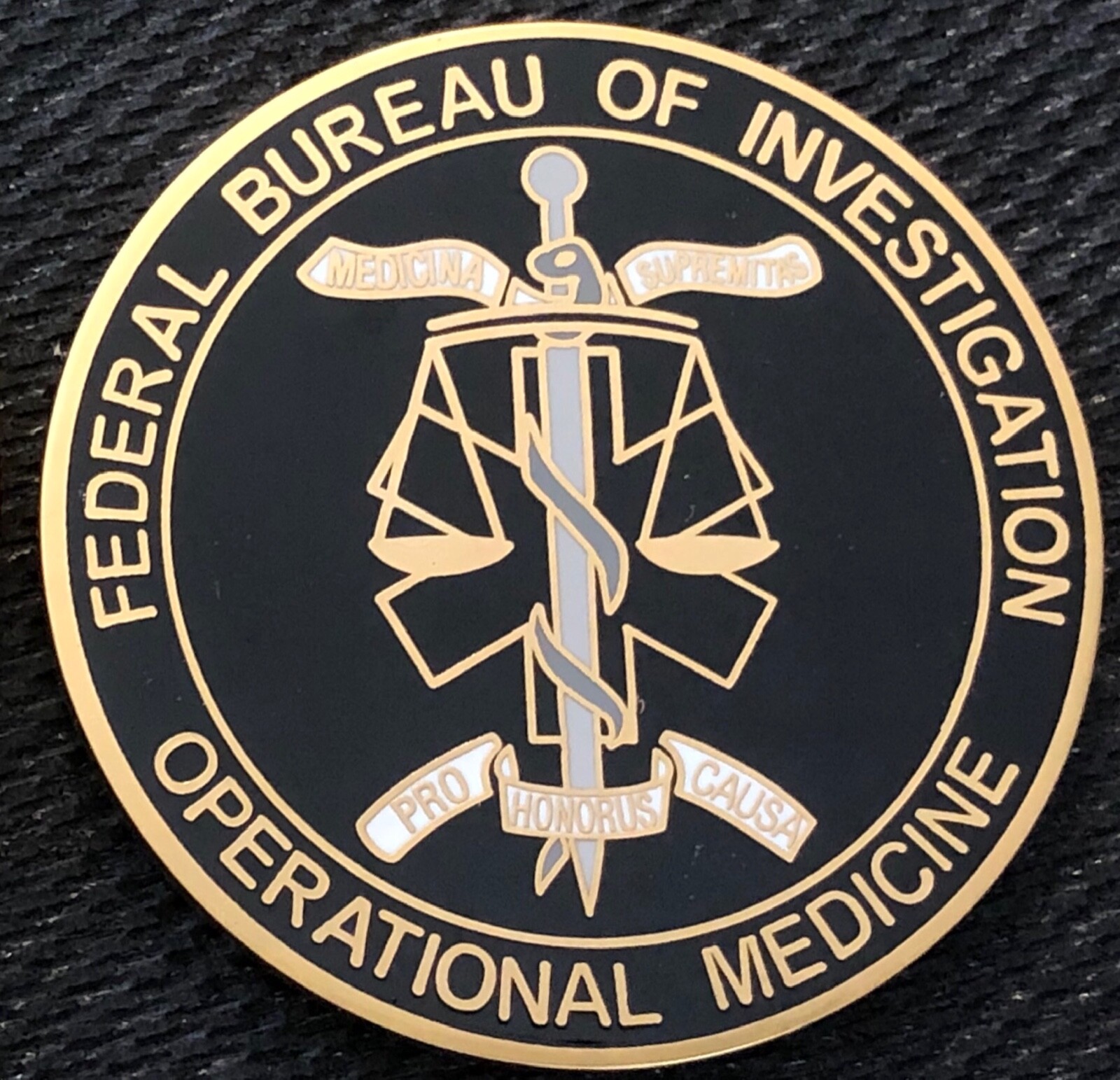 FBI - OPMED Operative Medicine SecondGEN S 1.75in version challenge coin