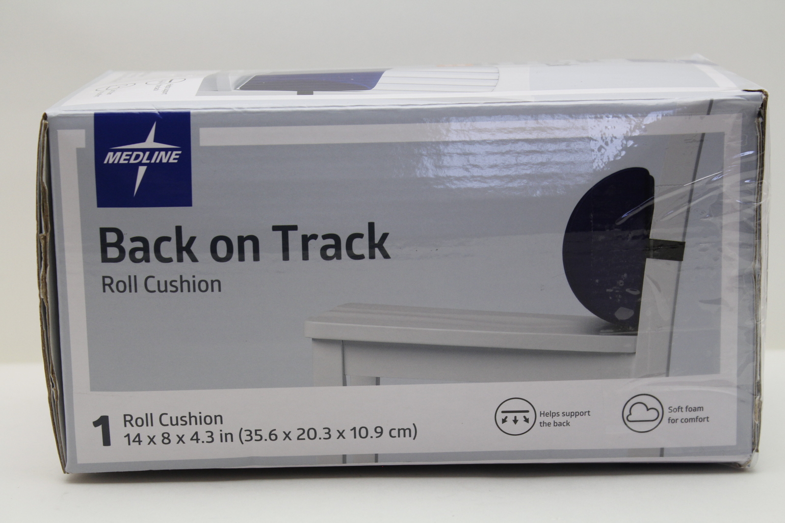 Midline Back Support Back On Track Compressed Foam Roll Cushion