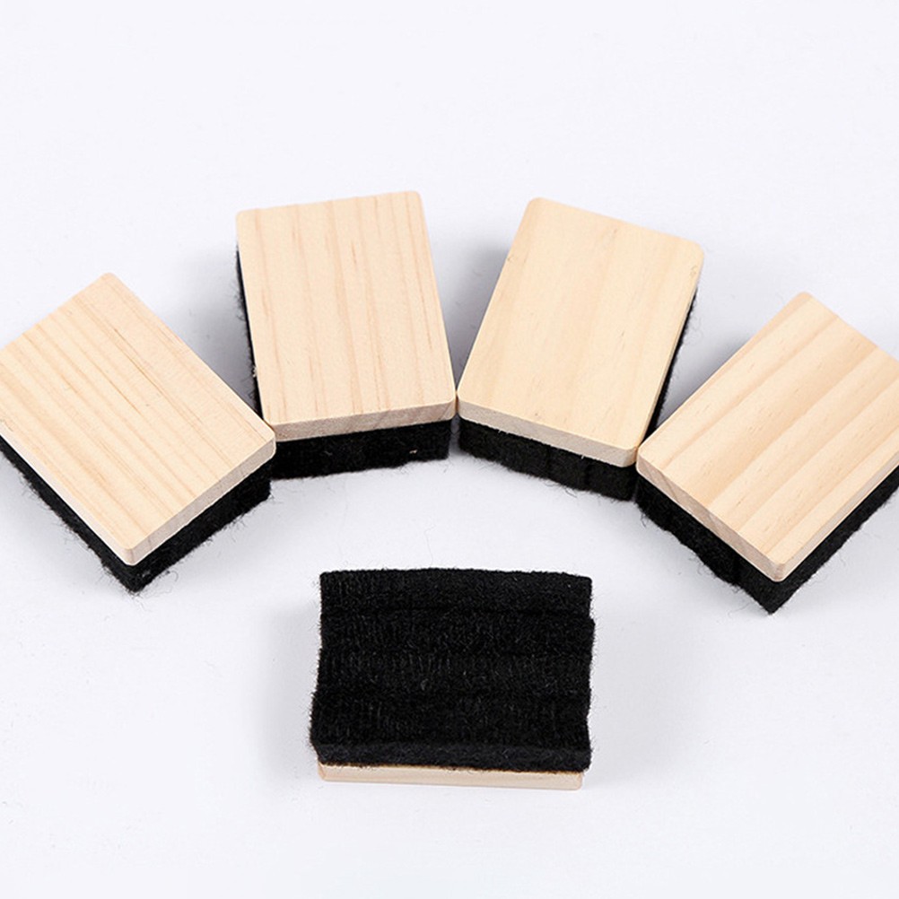 3 Pcs Chalkboard Eraser Black Whiteboard Dry Erasers for Blackboard