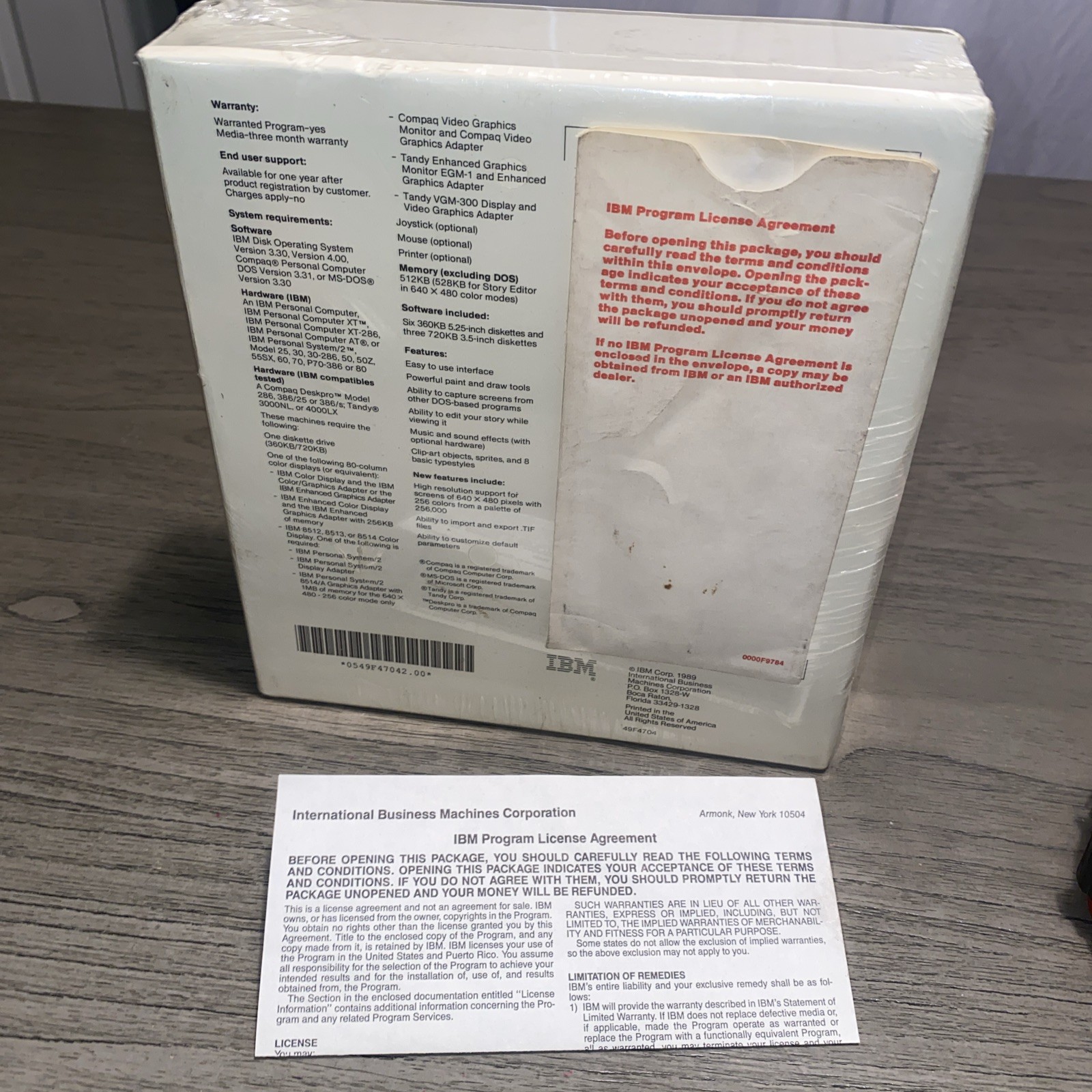 IBM PC Storyboard PLUS Version 2.0 presentation software Brand New!