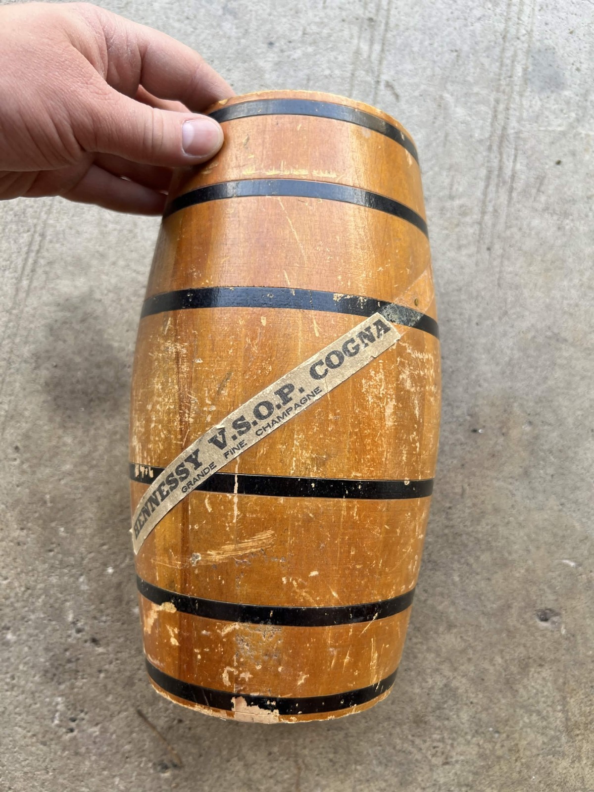 Vintage Hennessy Cognac Collectible Barrel