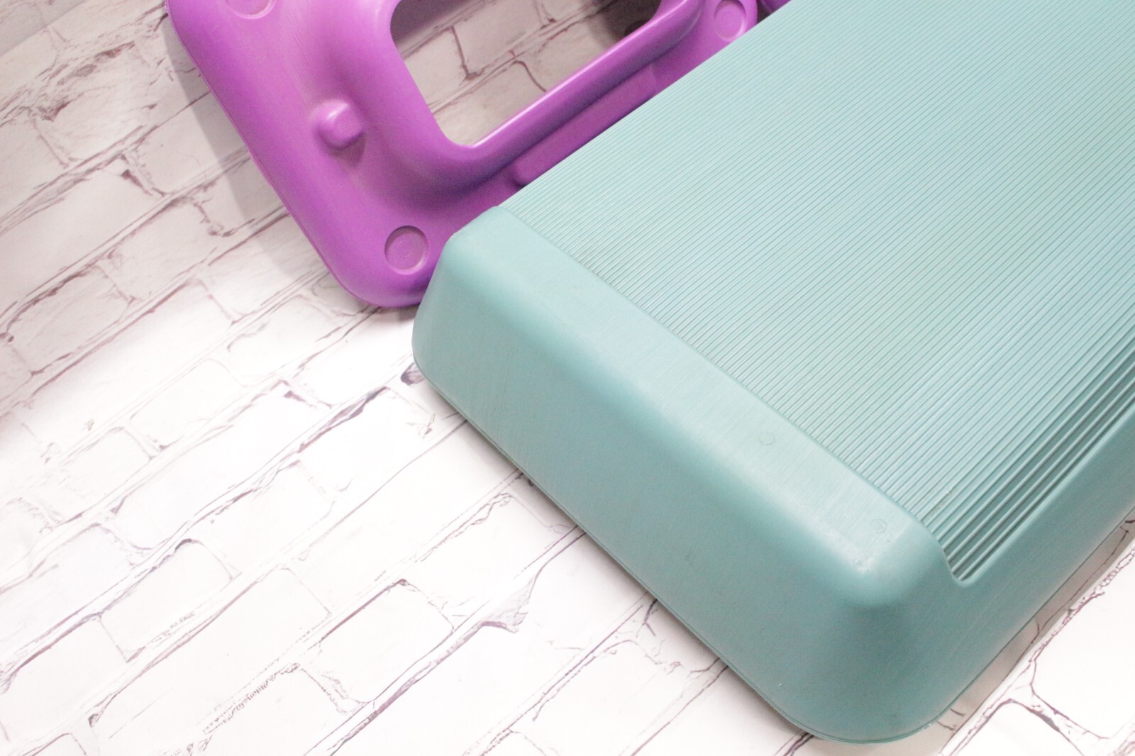 Vintage The Step Original Aerobic Platform 2 Risers