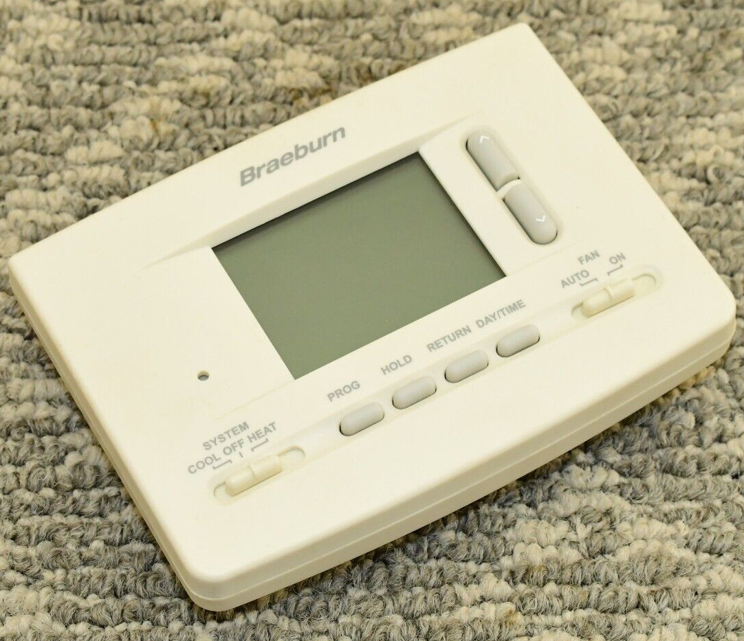 Braeburn 2020 Universal Programmable Thermostat 1 Heat/1 Cool 7 Day 5-2 Day