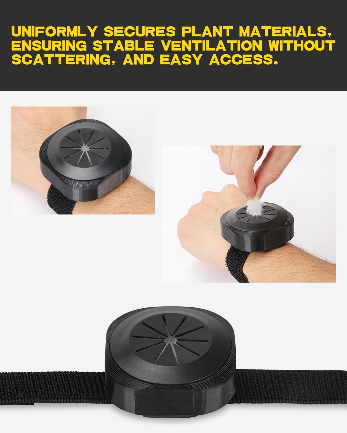 JISHAHS 3-Pack Wind Direction Indicator - Milkweed Dispenser for Black