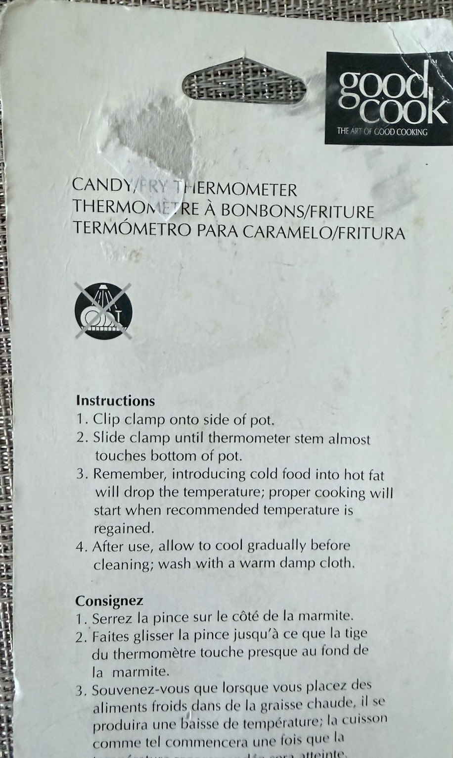 New Clamp Candy Cooking Thermometer