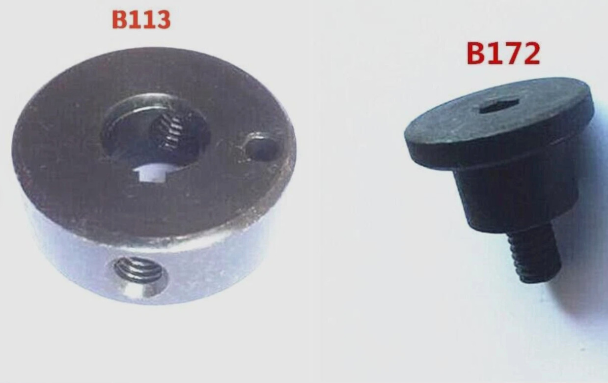 2Pcs Pinion Shaft Hub Screw B172 B113 Replacement Parts For Milling Machine