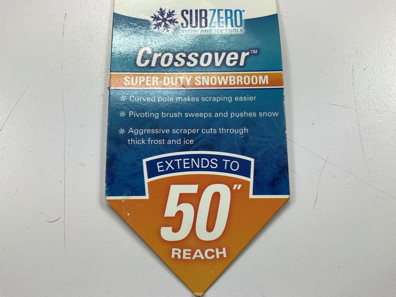 (2) Hopkins 14039 SubZERO 50" Crossover Pivot Extendable Snow Brush Ice Scrapers