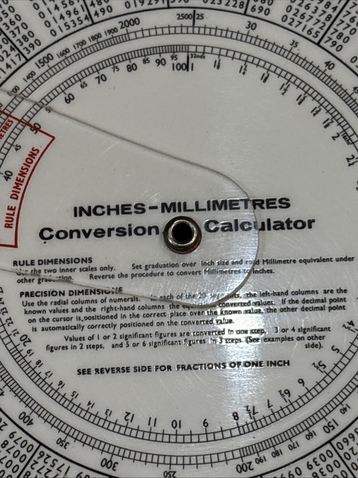 Fearns Calculators - Inches - Millimetres Conversion Calculator With Pouch