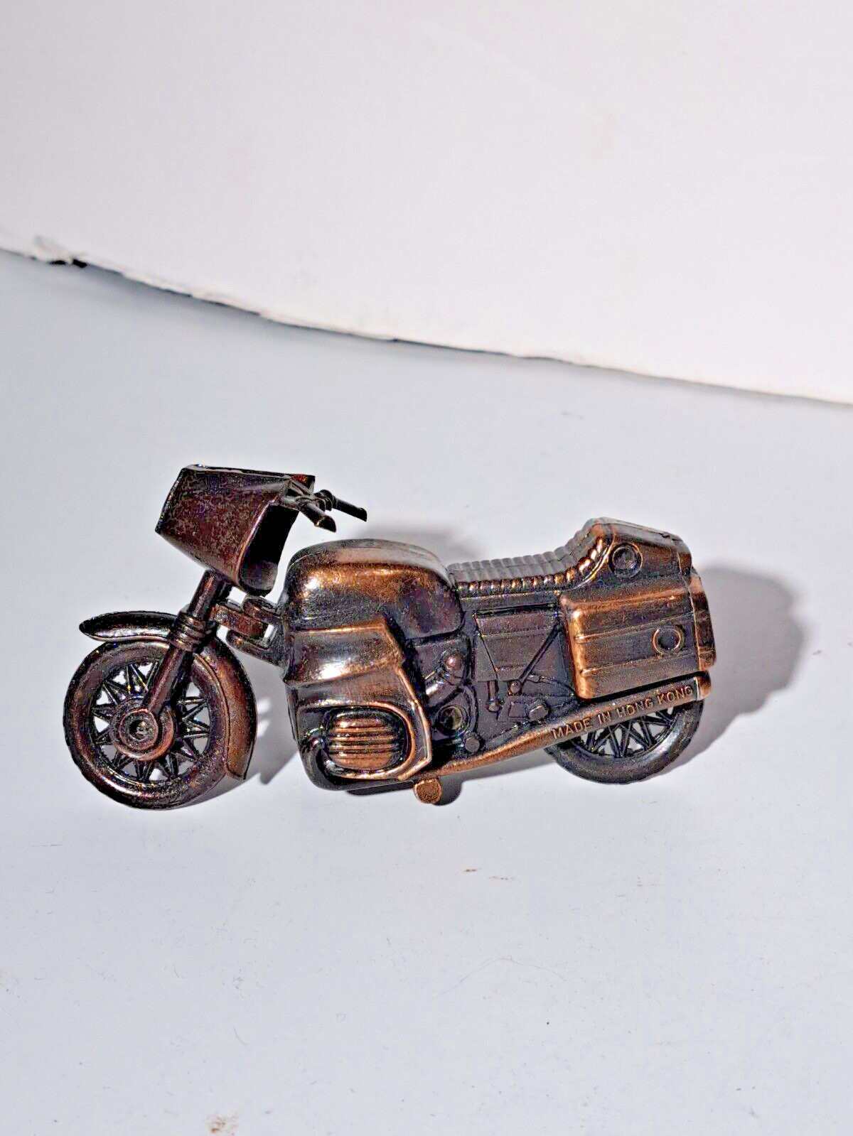VINTAGE METAL MOTORCYCLE PENCIL SHARPENER HONG KONG